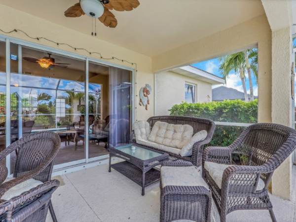 Waterfront Retreat in Northeast Cape Coral Three Bedroom with Private Pool